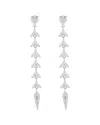 Suzy Levian Cz Jewelry Suzy Levian Silver Cz Dangle Earrings