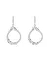 Suzy Levian Cz Jewelry Suzy Levian Silver Cz Dangle Earrings