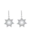Suzy Levian Cz Jewelry Suzy Levian Silver Cz Dangle Earrings