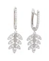 Suzy Levian Cz Jewelry Suzy Levian Silver Cz Dangle Earrings