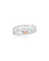 Suzy Levian Cz Jewelry Suzy Levian Silver Cz Eternity Ring In Silver