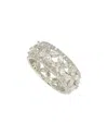 Suzy Levian Cz Jewelry Suzy Levian Silver Cz Eternity Ring