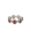 Suzy Levian Cz Jewelry Suzy Levian Silver Cz Eternity Ring