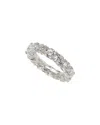 Suzy Levian Cz Jewelry Suzy Levian Silver Cz Eternity Ring