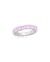 Suzy Levian Cz Jewelry Suzy Levian Silver Cz Eternity Ring