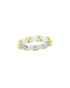Suzy Levian Cz Jewelry Suzy Levian Silver Cz Eternity Ring