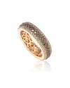 Suzy Levian Cz Jewelry Suzy Levian Silver Cz Eternity Ring In Gold