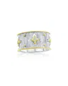 Suzy Levian Cz Jewelry Suzy Levian Silver Cz Eternity Ring In Metallic