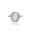 Suzy Levian Cz Jewelry Suzy Levian Silver Cz Halo Ring