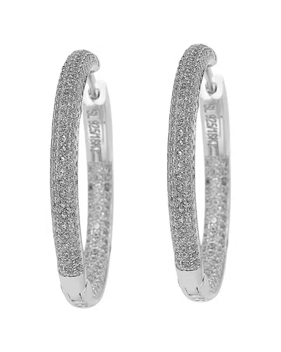 Suzy Levian Cz Jewelry Suzy Levian Silver Cz Hoops