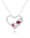 Suzy Levian Cz Jewelry Suzy Levian Silver Cz Necklace In No Color