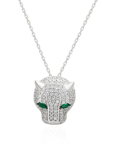 Suzy Levian Cz Jewelry Suzy Levian Silver Cz Panther Necklace