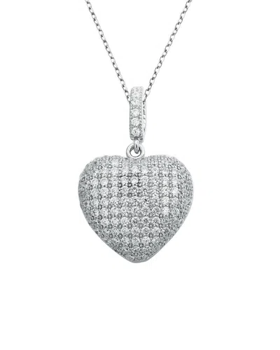 Suzy Levian Cz Jewelry Suzy Levian Silver Cz Pendant Necklace