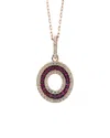 Suzy Levian Cz Jewelry Suzy Levian Silver Cz Pendant Necklace