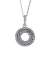 Suzy Levian Cz Jewelry Suzy Levian Silver Cz Pendant Necklace