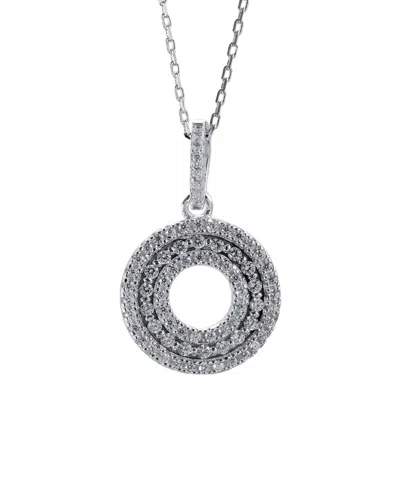 Suzy Levian Cz Jewelry Suzy Levian Silver Cz Pendant Necklace