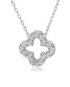 Suzy Levian Cz Jewelry Suzy Levian Silver Cz Pendant Necklace