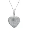 Suzy Levian Cz Jewelry Suzy Levian Silver Cz Pendant Necklace