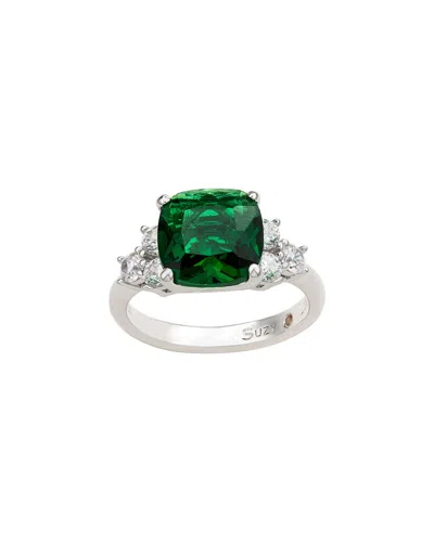 Suzy Levian Cz Jewelry Suzy Levian Silver Cz Ring In Metallic