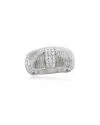 Suzy Levian Cz Jewelry Suzy Levian Silver Cz Ring In Metallic