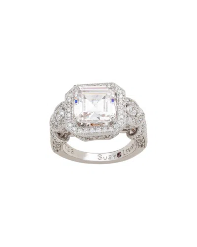 Suzy Levian Cz Jewelry Suzy Levian Silver Cz Ring In Metallic