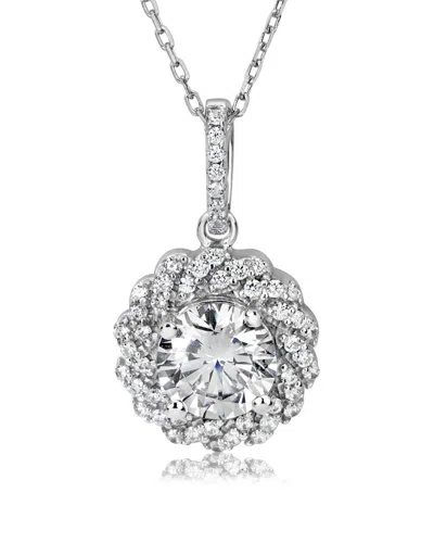 Suzy Levian Cz Jewelry Suzy Levian Silver Cz Solitaire Pendant