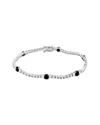 Suzy Levian Cz Jewelry Suzy Levian Silver Cz Stackable Bracelet