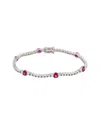 Suzy Levian Cz Jewelry Suzy Levian Silver Cz Stackable Bracelet