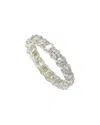 Suzy Levian Cz Jewelry Suzy Levian Silver Cz Stackable Ring