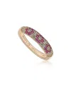 Suzy Levian Cz Jewelry Suzy Levian Silver Cz Stackable Ring