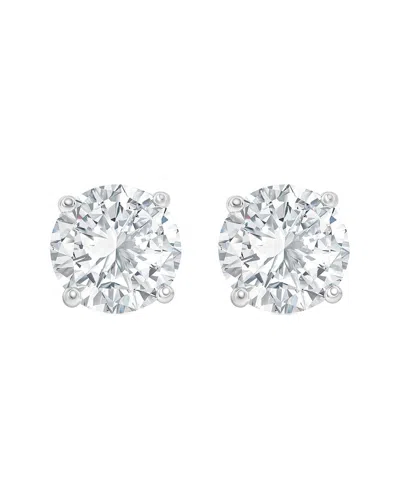 Suzy Levian Cz Jewelry Suzy Levian Silver Cz Studs In Metallic