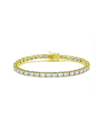 Suzy Levian Cz Jewelry Suzy Levian Silver Cz Tennis Bracelet In Metallic