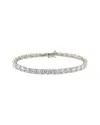 Suzy Levian Cz Jewelry Suzy Levian Silver Cz Tennis Bracelet In Silver