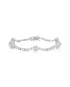 Suzy Levian Cz Jewelry Suzy Levian Silver Cz Tennis Bracelet In Brown