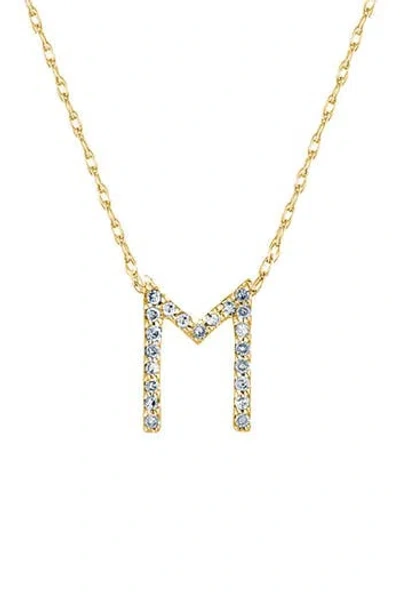 Suzy Levian Dnu 0 Units Sold  14k Diamond Initial Necklace (a-z)
