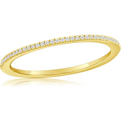 Suzy Levian Diamonds 14k Gold Diamond Ring In Yellow