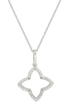 Suzy Levian Diamonds Diamond Pendant Necklace In White