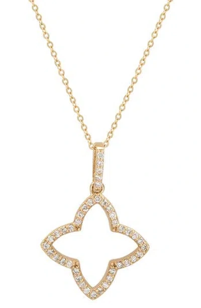 Suzy Levian Diamonds Diamond Pendant Necklace In Yellow