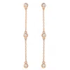 Suzy Levian 14k Rose Gold 0.40 Ct. Tw. Diamond Station Earrings In Gold