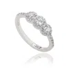 Suzy Levian Rose Sterling Silver Brown Cubic Zirconia Petite Ring In White