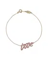 Suzy Levian Silver 0.02 Ct. Tw. Diamond & Sapphire Bracelet