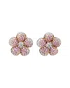 Suzy Levian Silver 0.02 Ct. Tw. Diamond & Sapphire Studs