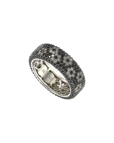 Suzy Levian Silver Cz Eternity Ring