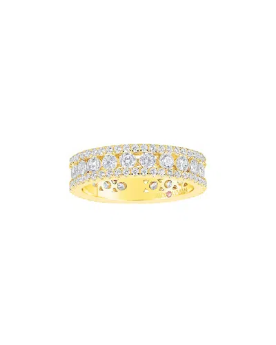 Suzy Levian Silver Cz Eternity Ring