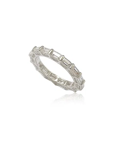 SUZY LEVIAN SUZY LEVIAN SILVER CZ ETERNITY RING