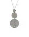 Suzy Levian Silver Cz Pendant