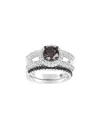Suzy Levian Silver Cz Ring