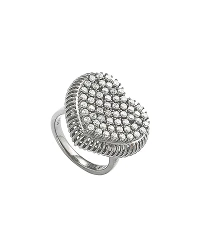Suzy Levian Silver Cz Ring