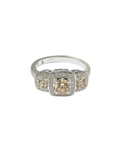 Suzy Levian Silver Cz Ring