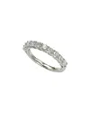 Suzy Levian Silver Cz Ring